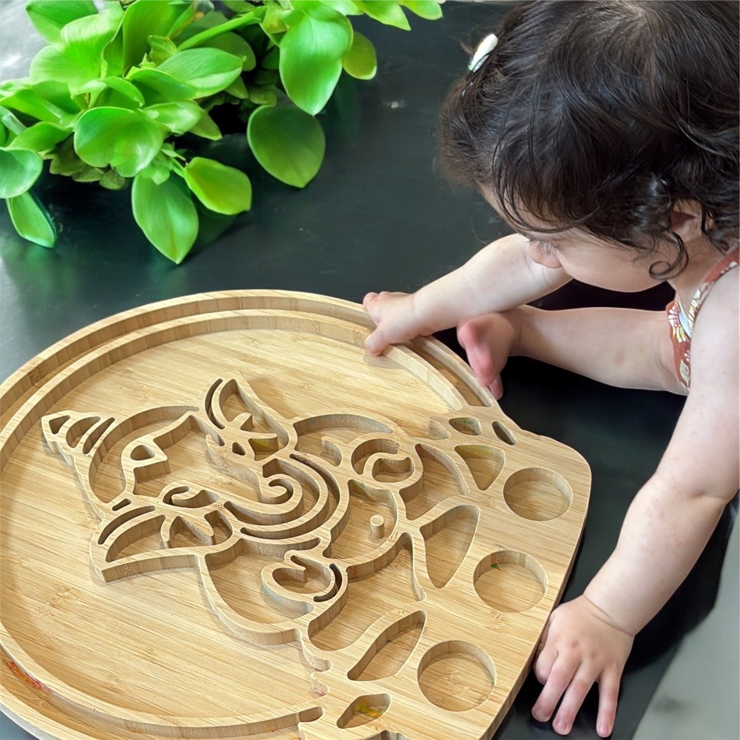 Ganesh Wooden Rangoli