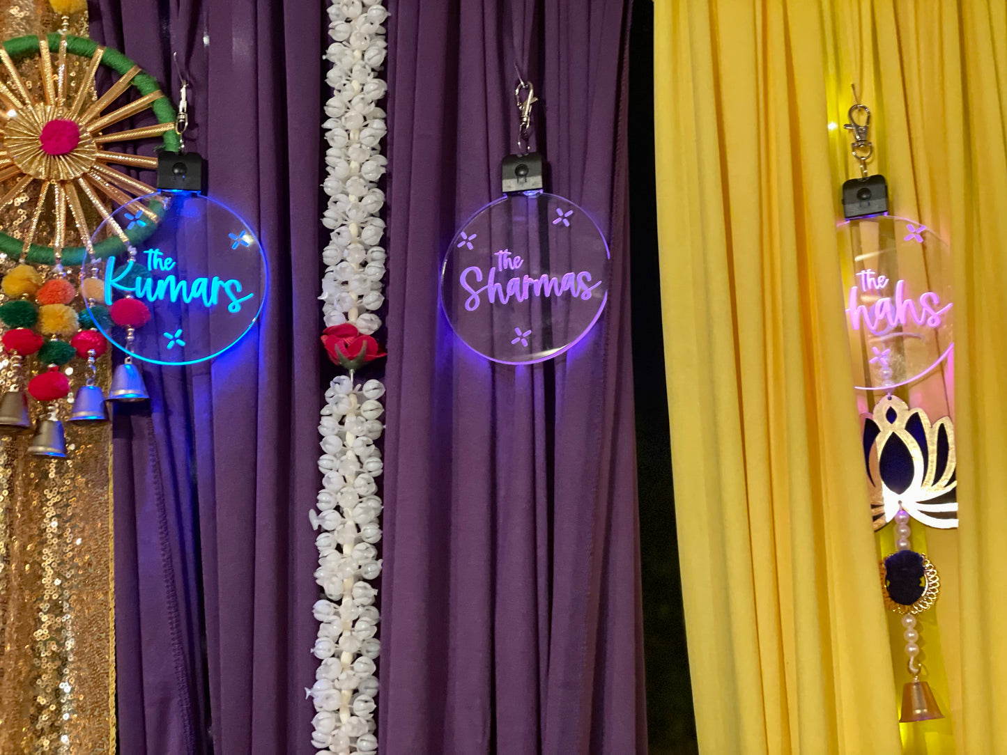 LED name ornament