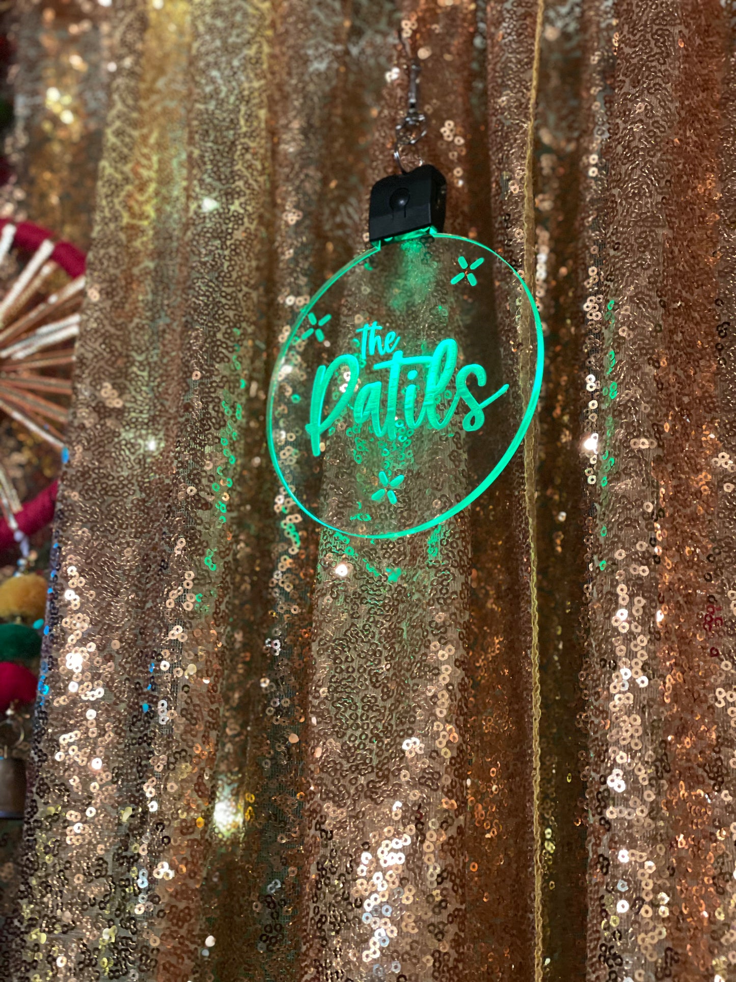 LED name ornament