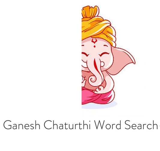 Ganesh Chaturthi Word Search