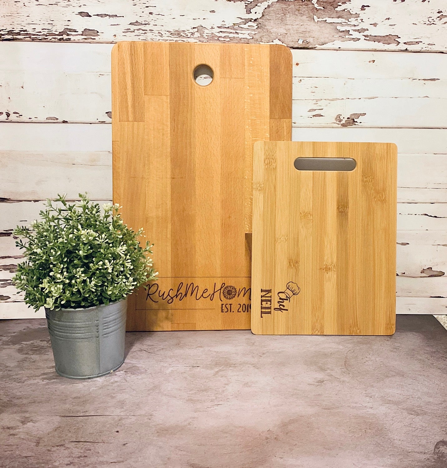 Large Wooden Chopping Board, Personalized