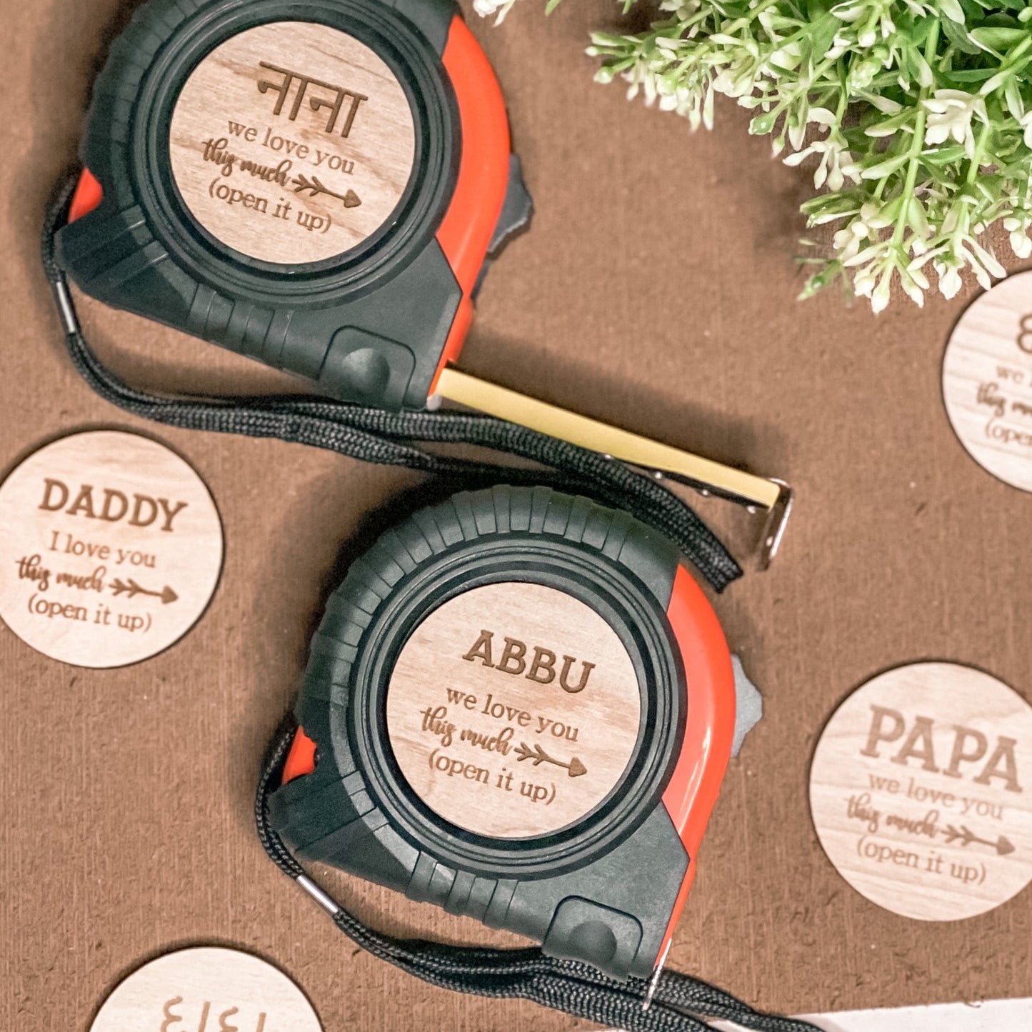 Father's Day Hammer & Measuring Tape Gift Set