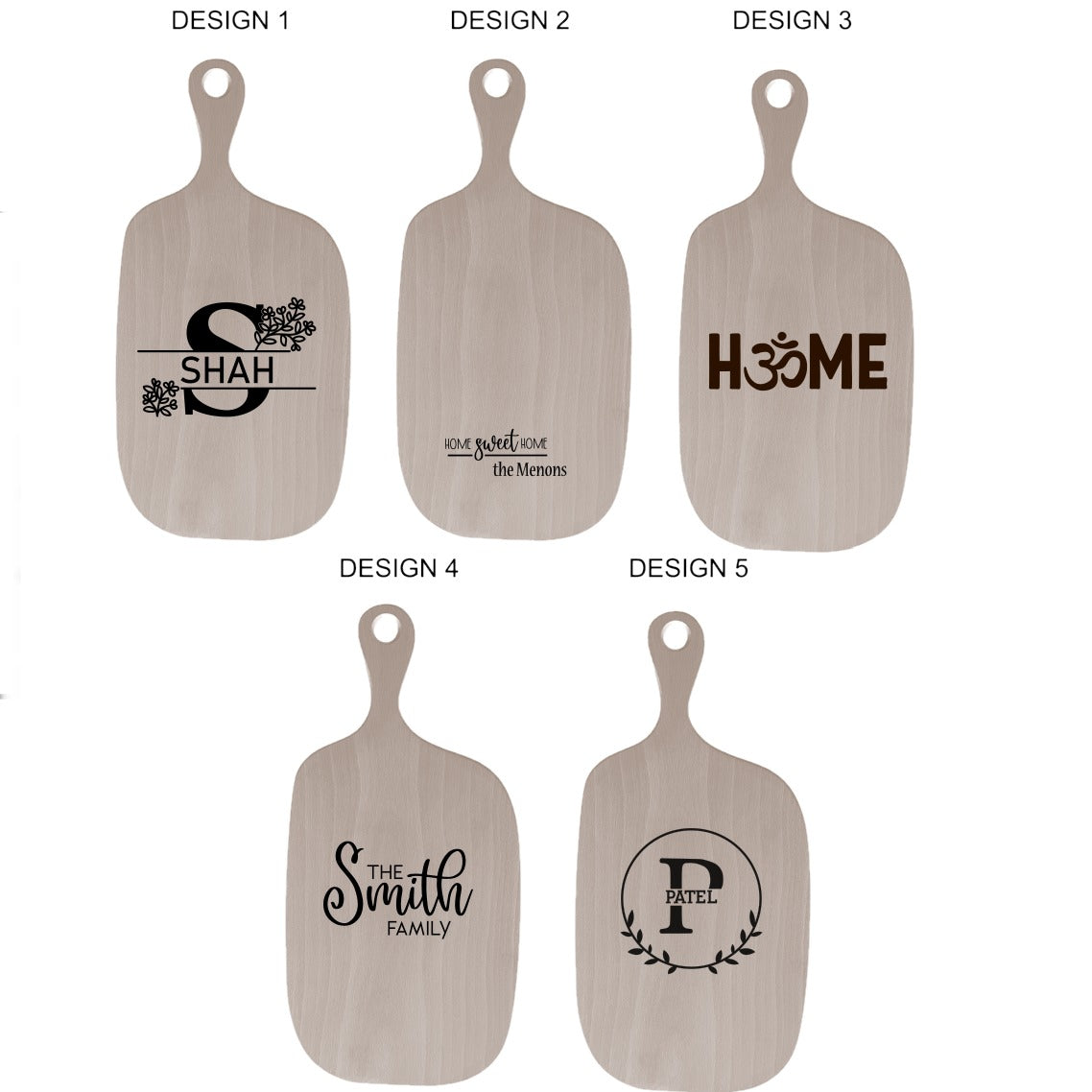 Chopping Board with Handle, Personalized