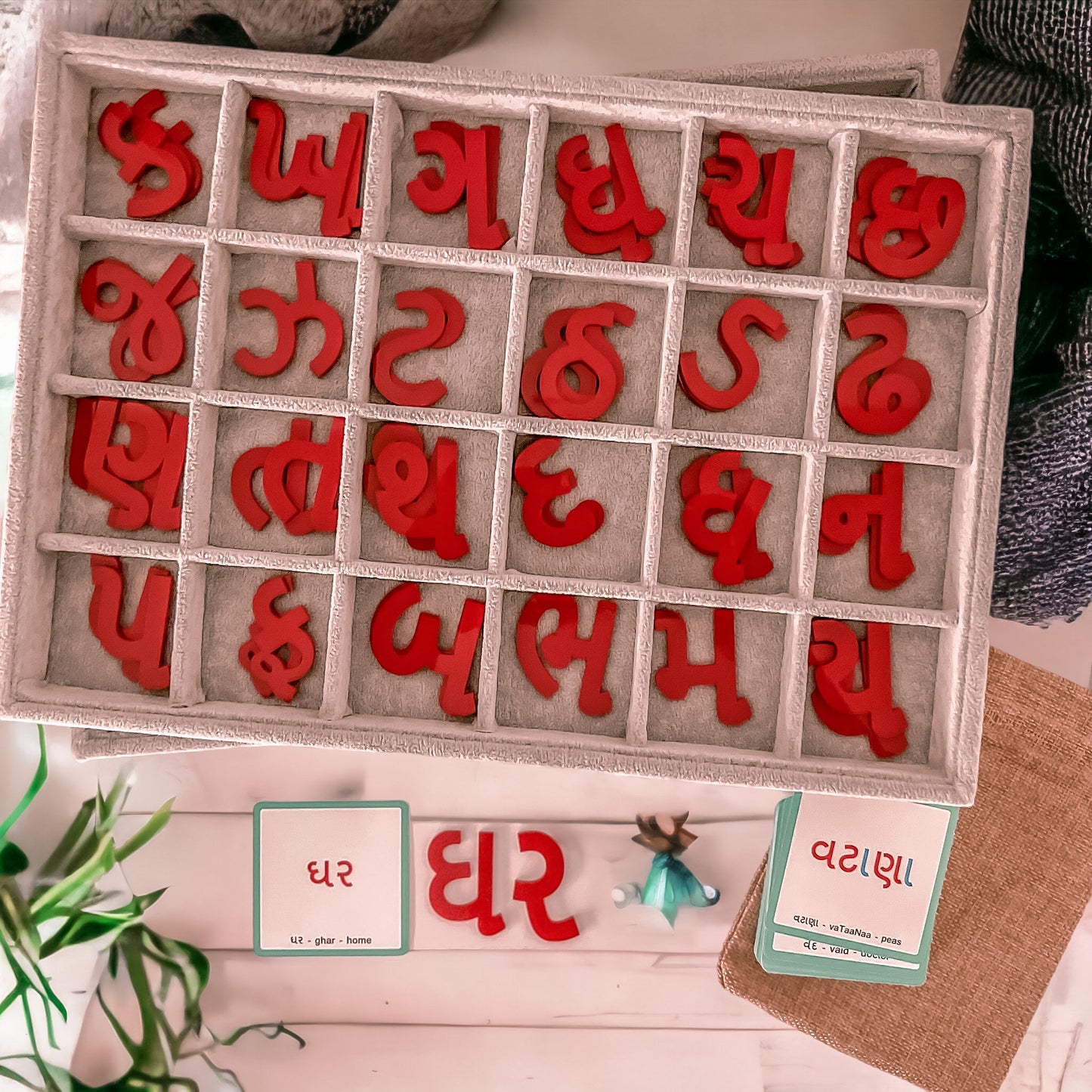 Gujarati Moveable Alphabet